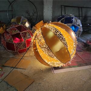 Lampu Natal Luar Ruangan Besar LED Bentuk Bola untuk Dekorasi Pusat Perbelanjaan, Jalan, Hotel, dan Taman - Product Image 5