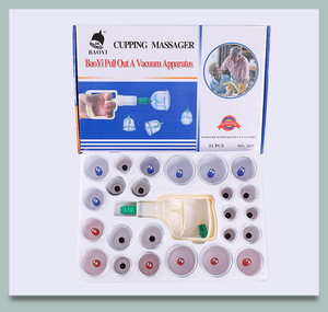 Вакуумные банки Baoyi 24 чашки/набор терапевтических банок хиджама Kangzhu 6 чашек для массажа тела - Product Image 4