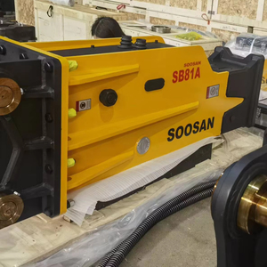 Nuevo martillo hidráulico SOOSAN SB81A tipo caja con acumulador para excavadoras de 18-26 toneladas con caja de herramientas de repuesto. - Product Image 4