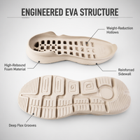 Semelle extérieure en EVA beige ultralégère pour la fabrication de baskets décontractées, amorti nuageux, semelle souple, usine OEM ODM, conception personnalisée