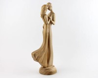 Première danse sculpture sur bois artisanat sculptures sur bois sculpture figurines en bois couple statue art décor cadeau anniversaire de mariage