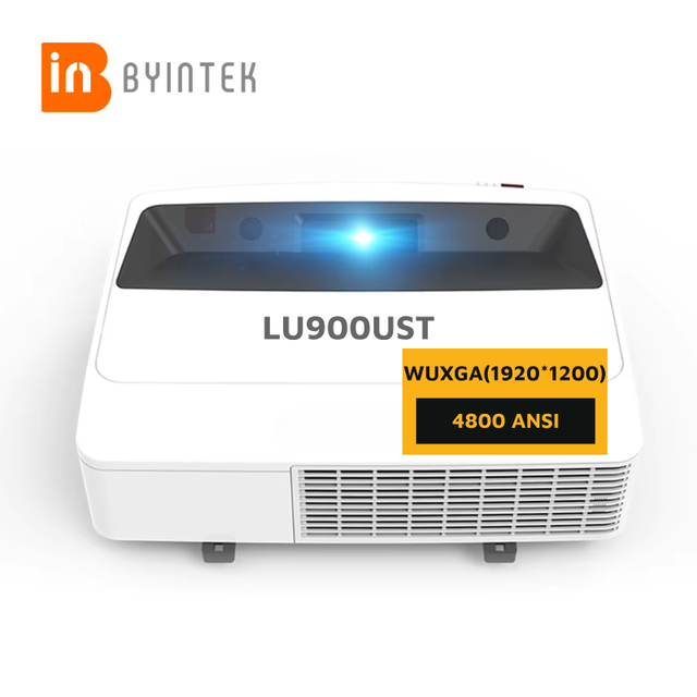 BYINTEK Large Venue Professional Video Projector LU900UST WUXGA 3LCD 4K 4800 Lumen High Brightness Laser Projector
