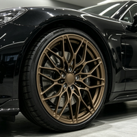 Rines de Aleación de Aluminio Forjado Monobloque Personalizados de 15-26 Pulgadas 7-13J, Diseño Cóncavo Pulido, Nuevos para Automóviles de Pasajeros, Retrofit de 25 mm ET