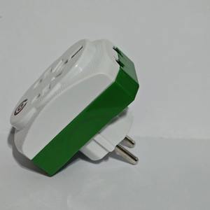 Europlug Travel Adapter 100-240V ABS Material With Indicator <b>Light</b> For Household Electrical Appliances - Product Image 2