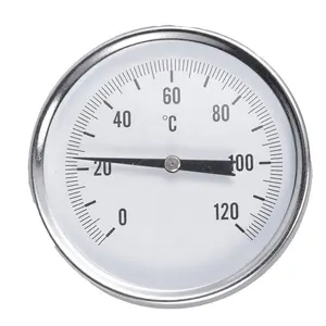 Vendita calda termometro industriale termometro bimetallico 0-120 gradi Celsius termometro bimetallico