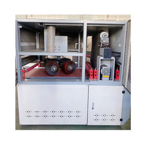 Machine industrielle de ponçage, polissage et ébavurage de tôles pour acier inoxydable et aluminium - Product Image 1