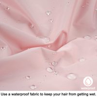 Grand bonnet de douche imperméable à l'eau Bonnet de bain à bande élastique lavable pour cheveux longs Bonnet de douche réutilisable
