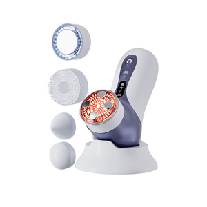 Facial Massager Multi-Head Rechargeable USB With <b>Red</b> <b>Light</b> <b>Therapy</b> For Home Use - Product Image 1