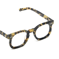 Finione Havanas Acétate Monture de lunettes Monture de lunettes Lunettes optiques Monture de lunettes en acétate avec forme ronde