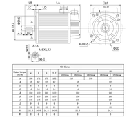 ShenZhen 130 bride servo moteur contrôle cnc 1 kw ac servomoteur et pilote