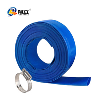 Tuyau plat flexible en PVC Offre Spéciale 2 pouces 3 pouces 4 pouces 5 pouces tuyau d'irrigation bleu