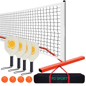 Kaymaz ter emici kavrama Pickleball kürek seti ile özel tasarım ahşap kürek tenis raketleri