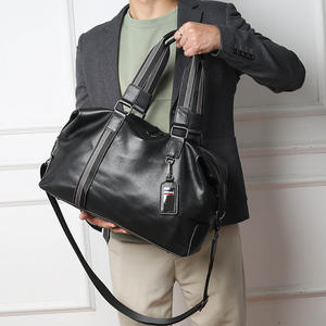 Sac de voyage en cuir de vache véritable, grand sac de week-end, capacité de voyage, sac bandoulière, sac de sport, sac de voyage pour courts séjours - Product Image 4