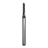 Fraise à maïs en fibre de carbone G10 robuste 3*3.175*12*38, fraise à queue en carbure massif pour CNC, outil de coupe CFRP résistant aux bris