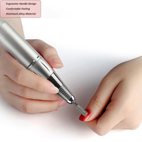 Perceuse à ongles en plastique ABS 30KRPM polisseuse à ongles électrique avec écran LCD Dm 101 polisseuse à ongles
