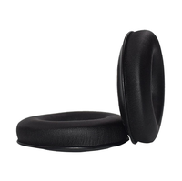 Vente Flash : Kit de remplacement d'oreillettes en cuir respirantes et anti-bruit 90 mm pour casque Kraken