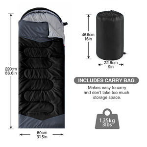 Grands sacs <span class=keywords><strong>de</strong></span> <span class=keywords><strong>couchage</strong></span> à 0 degrés pour adultes <span class=keywords><strong>sac</strong></span> <span class=keywords><strong>de</strong></span> <span class=keywords><strong>couchage</strong></span> par temps froid Camping hiver en dessous <span class=keywords><strong>de</strong></span> zéro 20 15 - Product Image 5