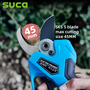 SUCA SC-8612 45mm Sécateur <span class=keywords><strong>électrique</strong></span> automatique professionnel SK5 <span class=keywords><strong>sans</strong></span> <span class=keywords><strong>fil</strong></span>, puissant, batterie, sécateur pour arbres, sécateur pour branches - Product Image 2