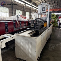Máquina automática de alta precisión para la fabricación de perfiles en L y ángulos de acero para tabiques y techos de paneles de yeso de 0.4-1.2mm para construcción interior