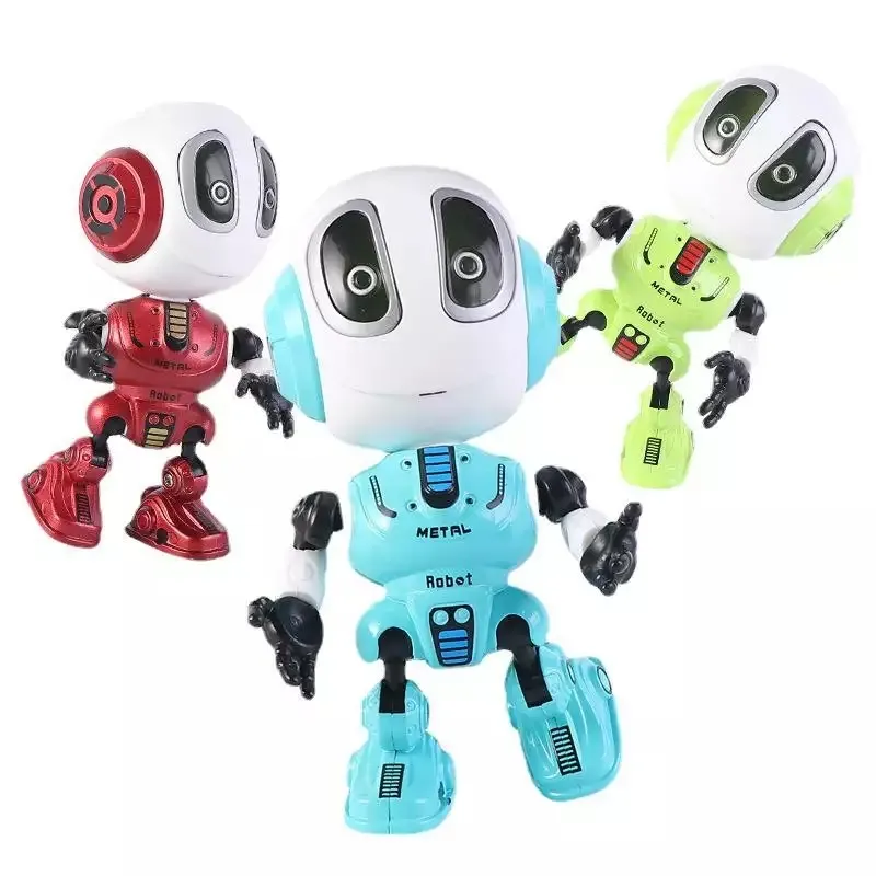 Intelligent Recording Toy Removable Joints Alloy Interactive Robot With Sound