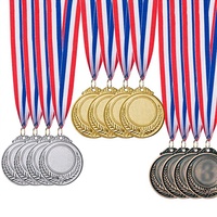 Médaille de compétition sportive personnalisée en alliage de zinc or argent multicolore avec logo personnalisé, conception gratuite, usine OEM ODM