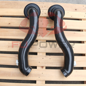 BMWドライカーボンファイバー空気取り入れ口X5m X6m F85 F86カーボンファイバーチューブ用 - Product Image 3