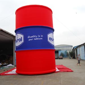 Réplica Gigante Inflable de Barril de Aceite de Lubricantes Eurol - Exhibición Inflable Promocional Personalizada para Marcas de Automoción/Lubricantes - Product Image 1