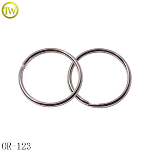 Boucle Métallique Ronde Ajustable pour Porte-clés, Accessoire de Sac en Gros, Décoration de Lanière, Boucle Ouverte en Métal Pas Cher - Product Image 1