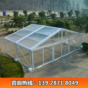 Carpa Transparente para Bodas y Fiestas, Estructura de Aleación de Aluminio, Tela de PVC Resistente al Viento, Construcción Modular, Uso en Exteriores para las Cuatro Estaciones - Product Image 4