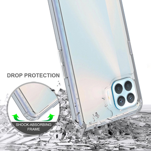 Pour Oppo A93 Étui de téléphone portable tendance Cadre en TPU transparent + <span class=keywords><strong>Coque</strong></span> arrière rigide en acrylique - Product Image 3