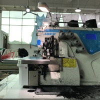 Machine à coudre surjeteuse informatisée haute vitesse Jack C5, machine à coudre industrielle