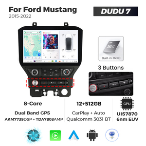 Mekede DUDUAUTO Modèle Spécial Car-play Auto Wifi 4G GPS Host pour Support Dudu7 ADAS 2K DVR Caméra Arrière pour <span class=keywords><strong>Ford</strong></span> <span class=keywords><strong>Mustang</strong></span> 2015-2022 - Product Image 5
