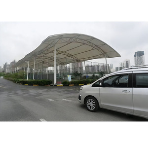 Estructura de Techo Tensado para Exteriores Ecológica con Tela Reciclada para Canchas Deportivas Ecológicas - Product Image 1