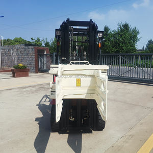 Produttore Custom bidone quadrato ribaltabile pinza elettrica carrello elevatore a morsetto rotante 90 °/360 ° Stacker con morsetto quadrato - Product Image 4