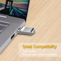 Clé USB-C 2.0 Super Mini 8 Go-128 Go en Métal, Nouveau Stock pour iPhone 15/16
