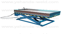 Nouvelle table de soudage hydraulique 3D YAHANDA de haute qualité à double mécanisme de ciseaux multi-puissance, fixation à levage vertical stable, grille D28 1