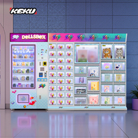 Distributeur automatique de cadeaux en métal personnalisable avec fonction SDK, combinaison de grilles de rangement, marque KEKU