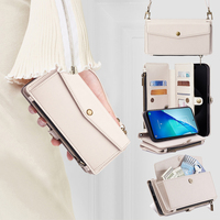 Étui de téléphone multifonction design en cuir magnétique avec porte-cartes antichoc pour Samsung S26 Ultra S25 S24 Plus S23 FE