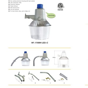 Lampe murale d'extérieur Led 50W, angle de faisceau de 20 degrés, étanche, pour l'éclairage des routes et des jardins, 110-240V, durée de vie de 50000 heures - Product Image 2