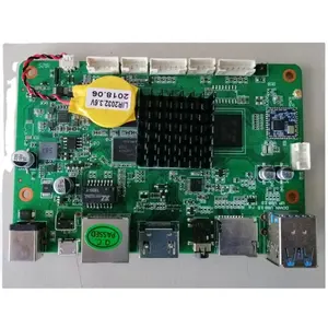 Cheap 4k smart driver board QZ-K82 USB TF RJ45 HDM WIFI 4k resolution android 7.0 OS splicing controller board