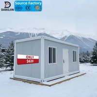 Casa Contenedor Prefabricada de Acero Modular de Lujo Moderno de 10 pies, 20 pies, 40 pies, Casa Contenedor Desmontable en Paquete Plano