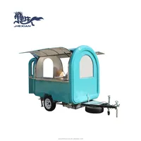 JX-FR250J Hot dog cart mobile food cart, fast food popsicle ice cream vending cart for sale