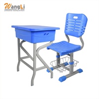 Meubles de bureau et ensemble de chaises Bureau d'école portable d'apprentissage pour enfants pour étudiants Table d'école moderne écologique pour enfants