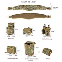 Ceinture tactique multifonctionnelle robuste et respirante pour l'extérieur, à dégagement rapide et réglable, pour usage intensif (vente en gros)