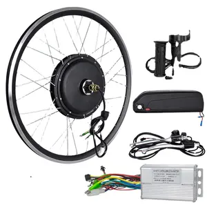 Factory Price Ebike Kit 36v 48v 350w 500w 1000w 1500w 2000w 3000w 5000w Motor E Bike Conversion Kit