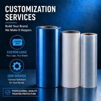 Film de protection PE pour profilés en aluminium, film de laminage, protection de surface, rouleau de film plastique, fournisseur d'usine OEM en gros