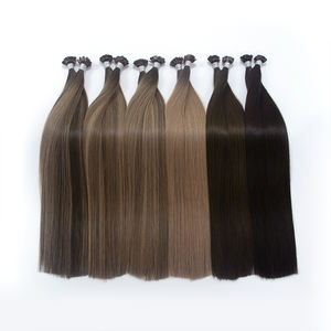 Extensions de cheveux humains K Tips Ketatin Balayage Ombre Color Flat K Tips I Tip 100% Remy Cheveux humains naturels et sains - Product Image 2
