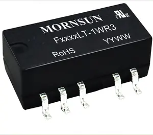 MORNSUN F05_LT-1WR3系列1w隔离式dc-dc转换器85% 高效紧凑型SMD板安装固定输入电压