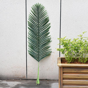 DREA Factory Vente en gros 150cm X-LARGE Feuilles <span class=keywords><strong>de</strong></span> <span class=keywords><strong>palmier</strong></span> tropical artificielles géantes en plastique pour aménagement paysager - Product Image 2