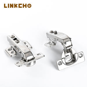 थोक 90 डिग्री हाइड्रोलिक हिंज नरम-समापन स्टेनलेस स्टील निकल प्लेटेड फर्नीचर अलमारी तह कैबिनेट दरवाजा - Product Image 4